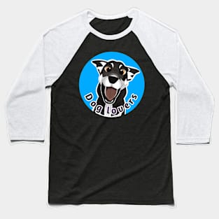 Cartoon cute dog lovers Baseball T-Shirt